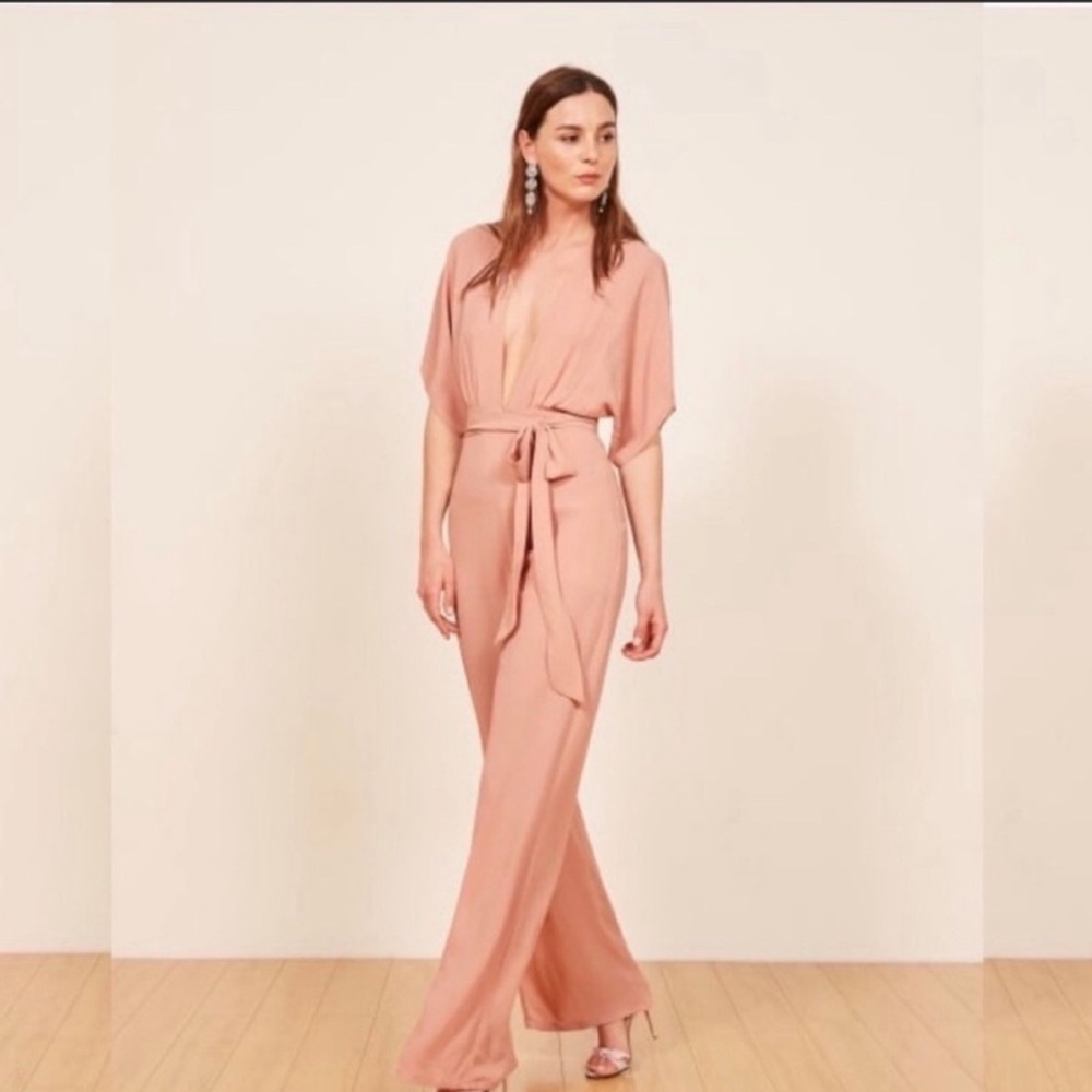 Reformation Lemongrass Jumpsuit